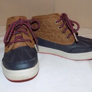 OSHKOSH B’Gosh Toddler Duck Boots 9 Navy Blue Girls Boys Tarin
